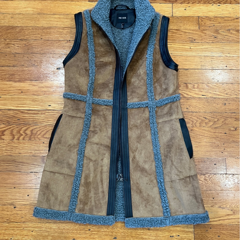 NIC+ZOE suede vest